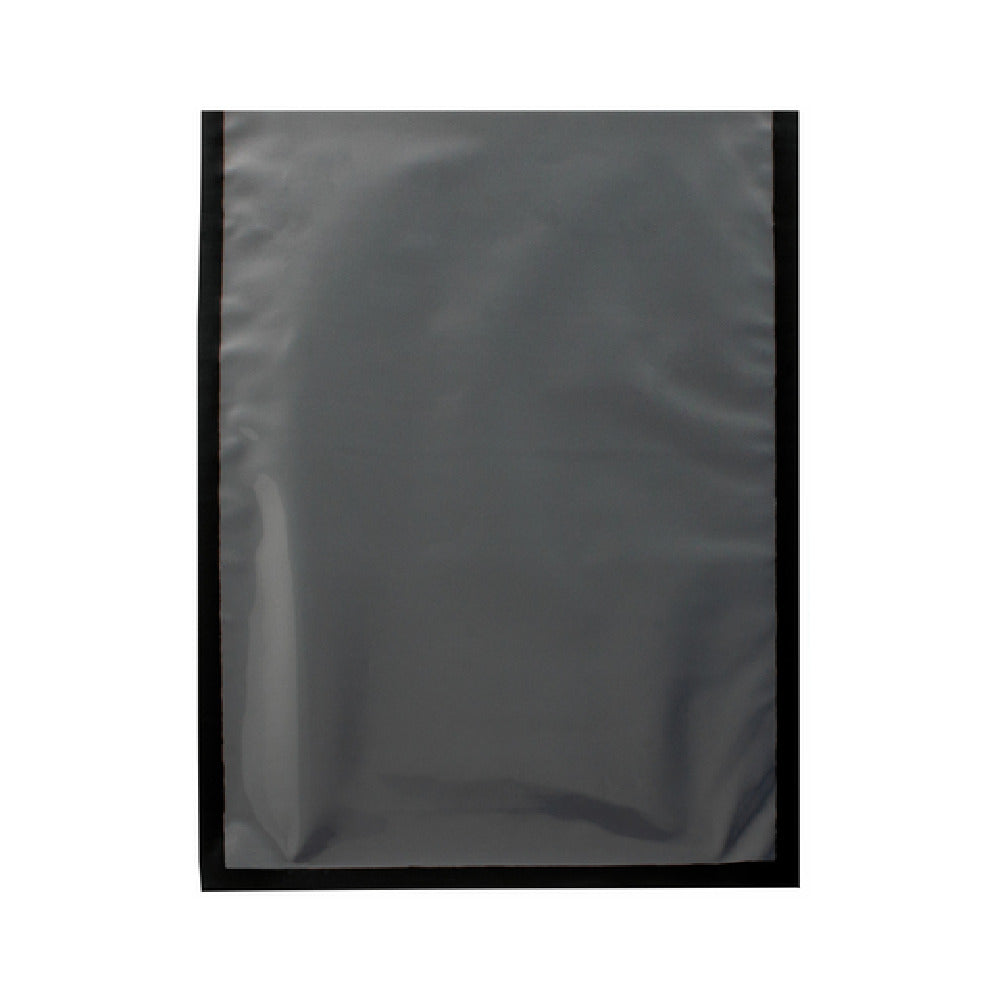 VacMaster 30725CB Clear/Black Vacuum Chamber Pouches 10" X 13" 3-Mil (250 Per Box)