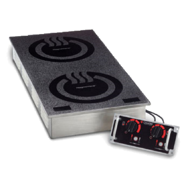 Cooktek 604801 (MCD3502F) Heritage Induction Range Drop-in Double Hob (front-to-back)