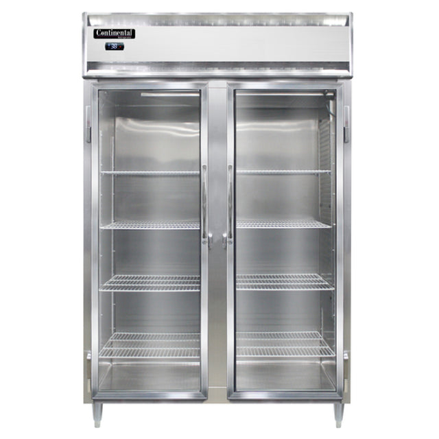 Continental Refrigerator D2RNGD Designer Line Refrigerator Reach-in Two-section