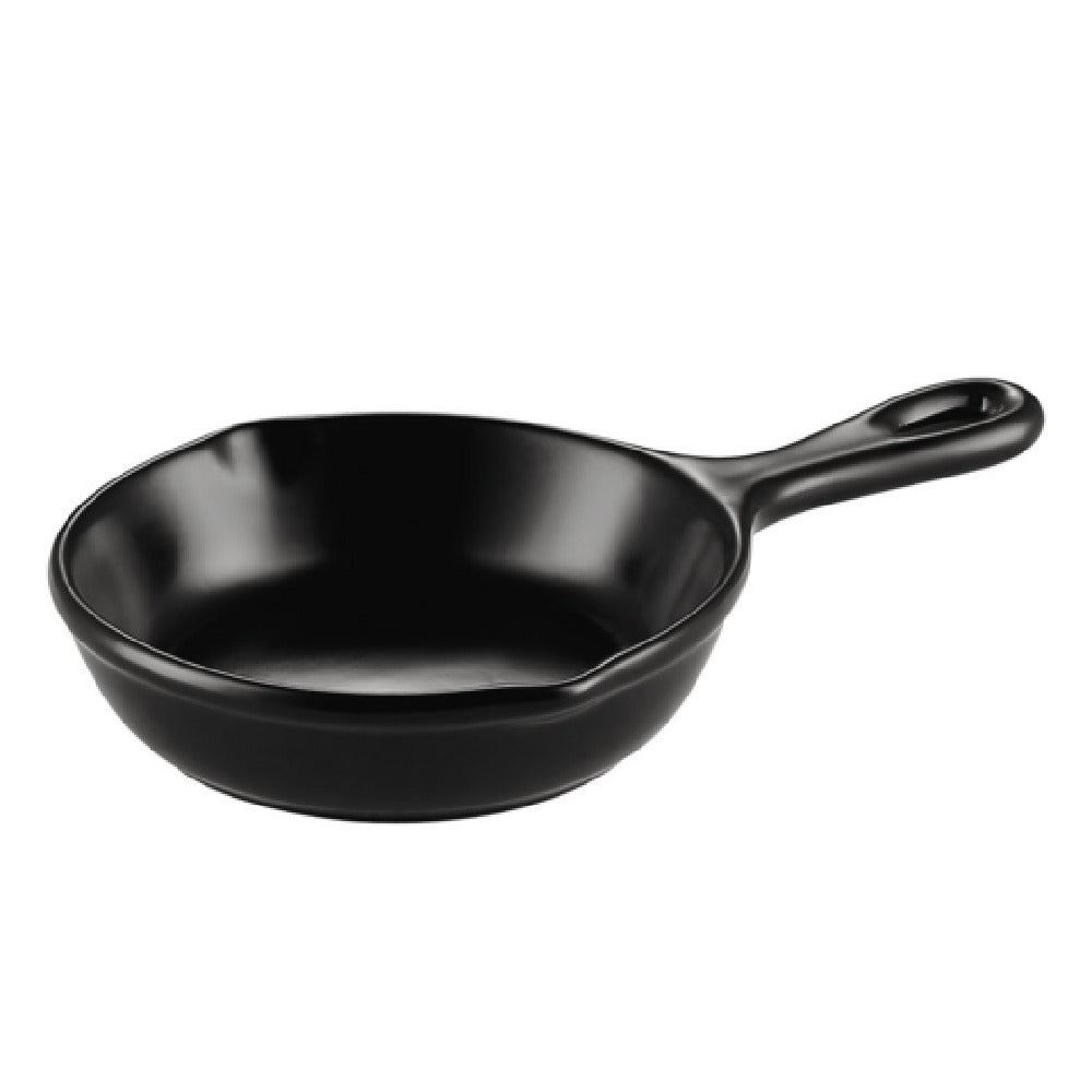 CAC China T-FP24-BLK Festiware Skillet 24 Oz. 11-3/4"L X 7-1/4"W X 2"H