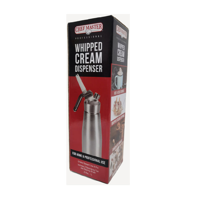 Chef Master 90077 Chef-Master™ Whipped Cream Dispenser 2 Pint (1.0L) (professional Use Only)