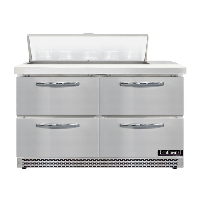 Continental Refrigerator D48N10-FB-D Designer Line Sandwich Unit Front Breather