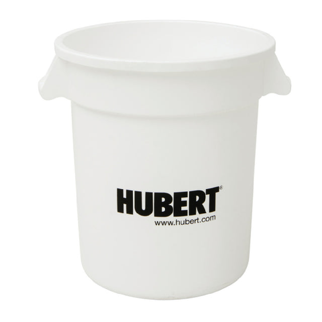 Hubert 27626 - HUBERT® 10 Gal Grey Plastic Commercial Trash Receptacle - 17 2/5"L X 15 2/5"W X 17 3/10"H