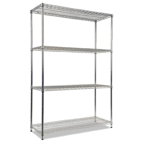 Sapphire Manufacturing SMWCSU18-48 Wire Shelving Set Shelf (18" X 48") Includes: (4) Sleeve Clips Per Shelf