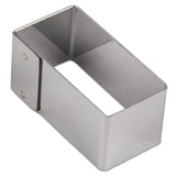 JB Prince M601 2 De Buyer Ring Mold 2"L X 1"W X 1"H Rectangular