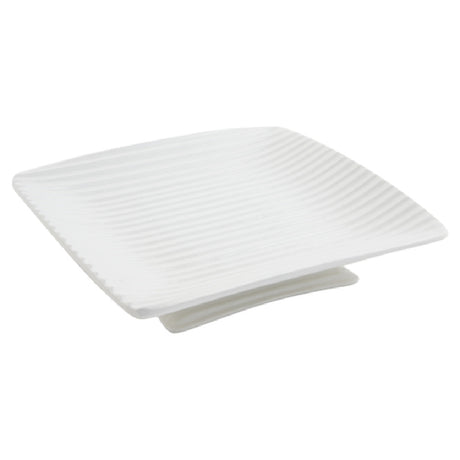 Bon Chef 99189920CARM Platter 10" X 10" X 1" H Ribbed