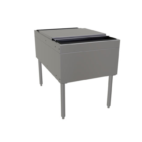 Glastender IB-38X24-CP10 Service Station Ice Bin Pass-thru With 10-circuit Cold Plate