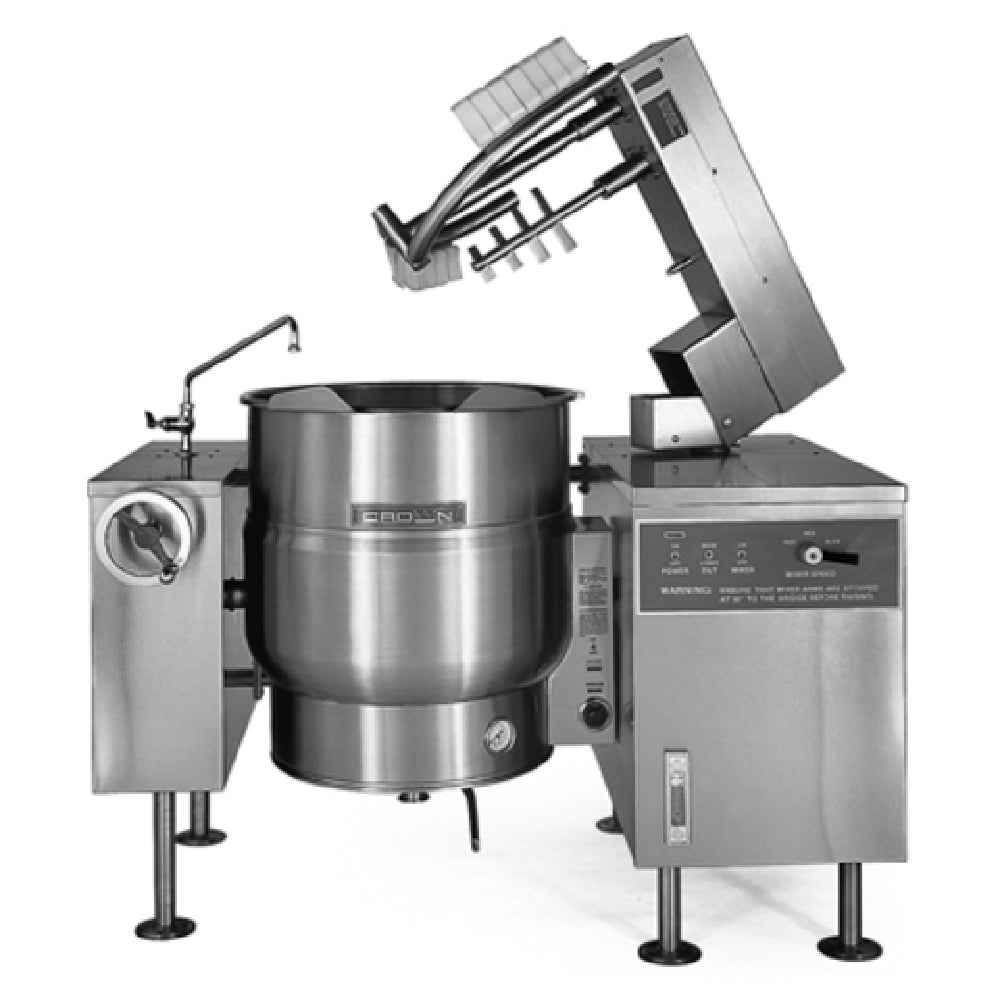 Crown Steam ELTM-100_208/60/3 Tilting Kettle/Mixer Electric 100 Gallon Capacity