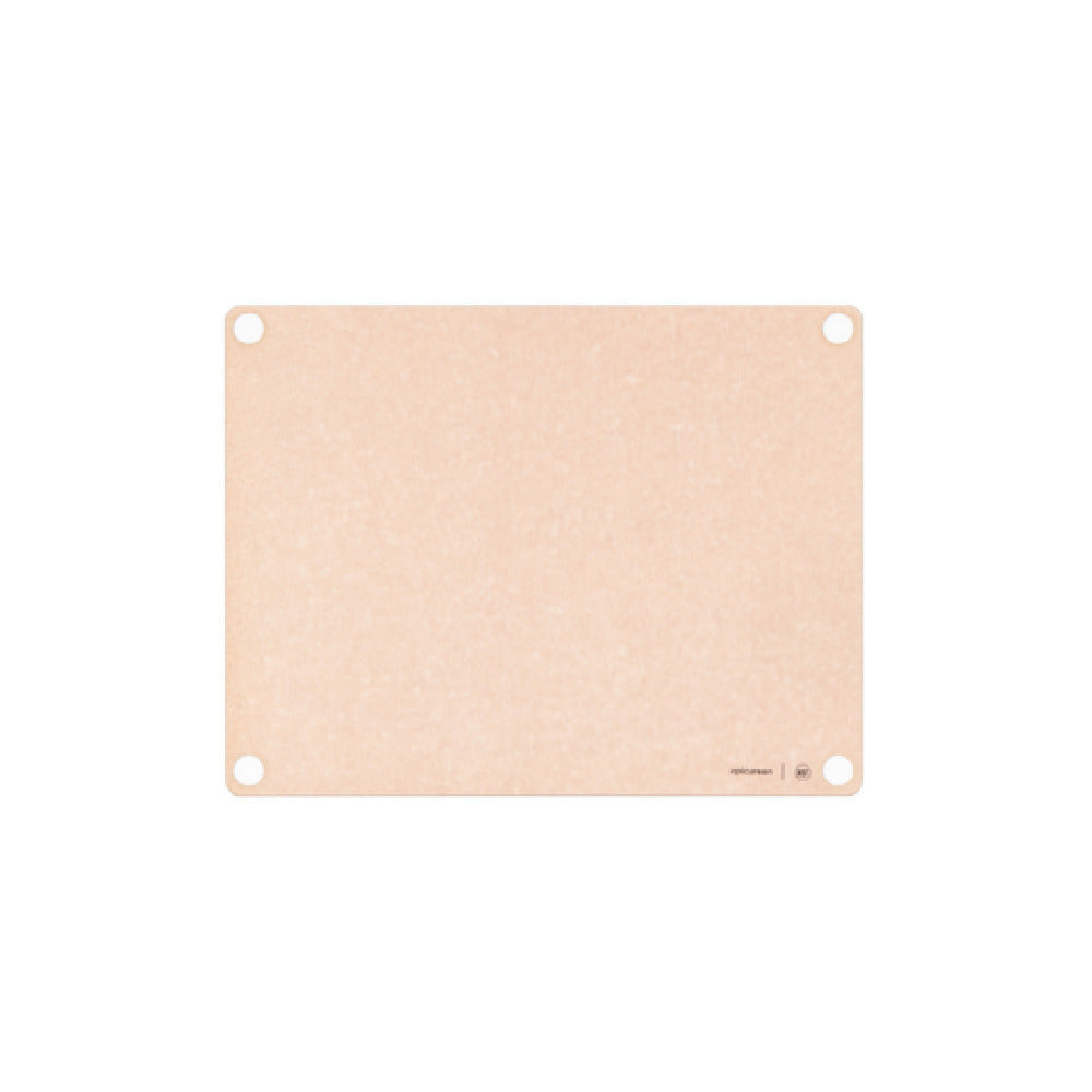 Epicurean 622-19150107 Epicurean HACCP Non-Slip Cutting Board 19.5" X 15" X 3/8" In Natural With White Dairy Feet