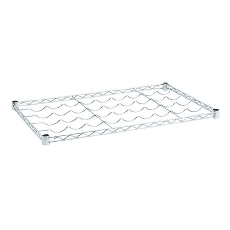 Hubert 18453 - Kratos Wire Wine Shelf, 36"W X 24"D, (16) Bottle