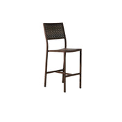 Plantation Prestige Commercial Furniture 8760300-0267 Savannah Barstool All Aluminum Chestnut Finish