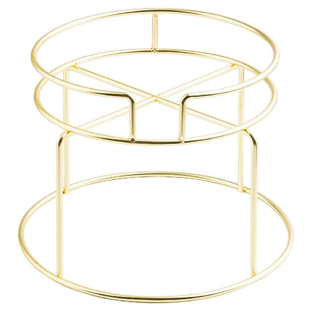 TableCraft Products 12911 - Wire Stand, 11" X 11" X 8", Gold Plated (over Steel)