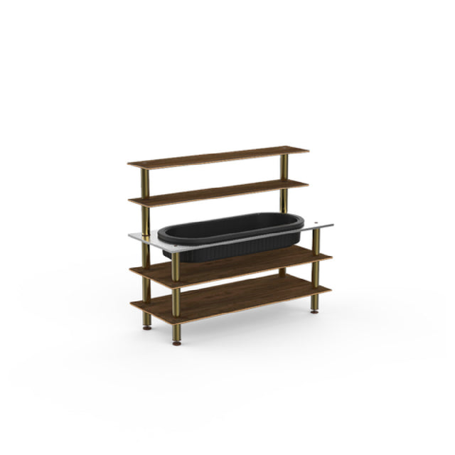 Steelite MGCMLC01WBXF Mogogo Buffet Solutions Modular Back Bar Station 3-tier
