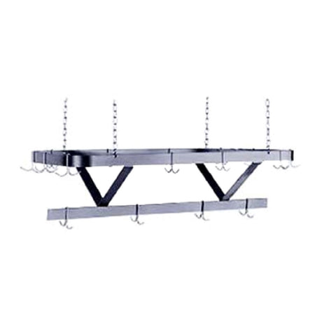 Advance Tabco SC-72 Pot Rack Ceiling Hung Triple Bar Design