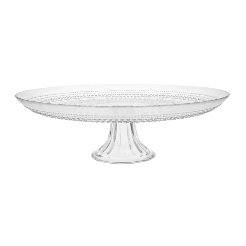 Fortessa JUPCL.CAKE.13 Jupiter Cake Stand 13"x13"x4.3" (33x 33x11cm) Clear