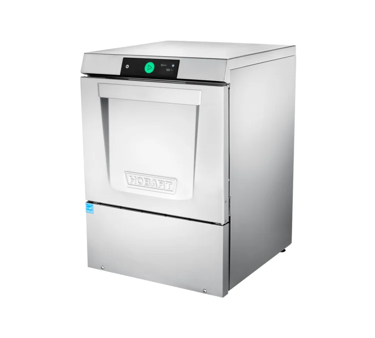 Hobart LXNCB-3 Dishwasher Undercounter With 17” Door Opening Height Chemical Sanitizing