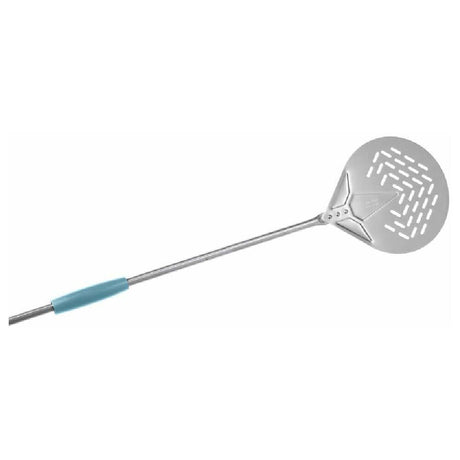 GI Metal IE-20F - Perforated Round Pizza Peel, 8" X 59", 67 Overall Length