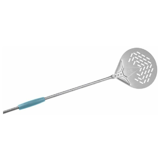 GI Metal IE-23F/75 - Perforated Round Pizza Peel, 9" X 30", 39.5 Overall Length