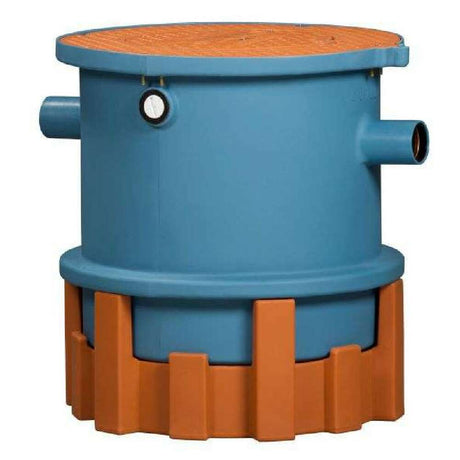 Big Dipper TZ-400-SSA - Trapzilla Grease Interceptor With Support Stand, 4" Inlet/Outlet