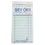NatlChec G3616 - Guest Check, Paper, 1-part