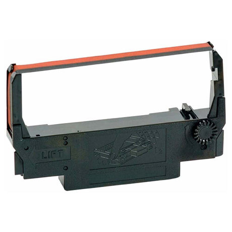 NatlChec 2433-95 - Register Ribbon, Black/red Print Ribbon, Compatible With Epson ERC-30