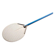 GI Metal A-30FX - 2Smart Perforated Round Pizza Peel, 12" X 59", 72 Overall Length