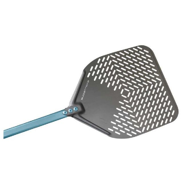 GI Metal E-45RF - Perforated Rectangular Pizza Peel, 18" X 59", 79 Overall Length
