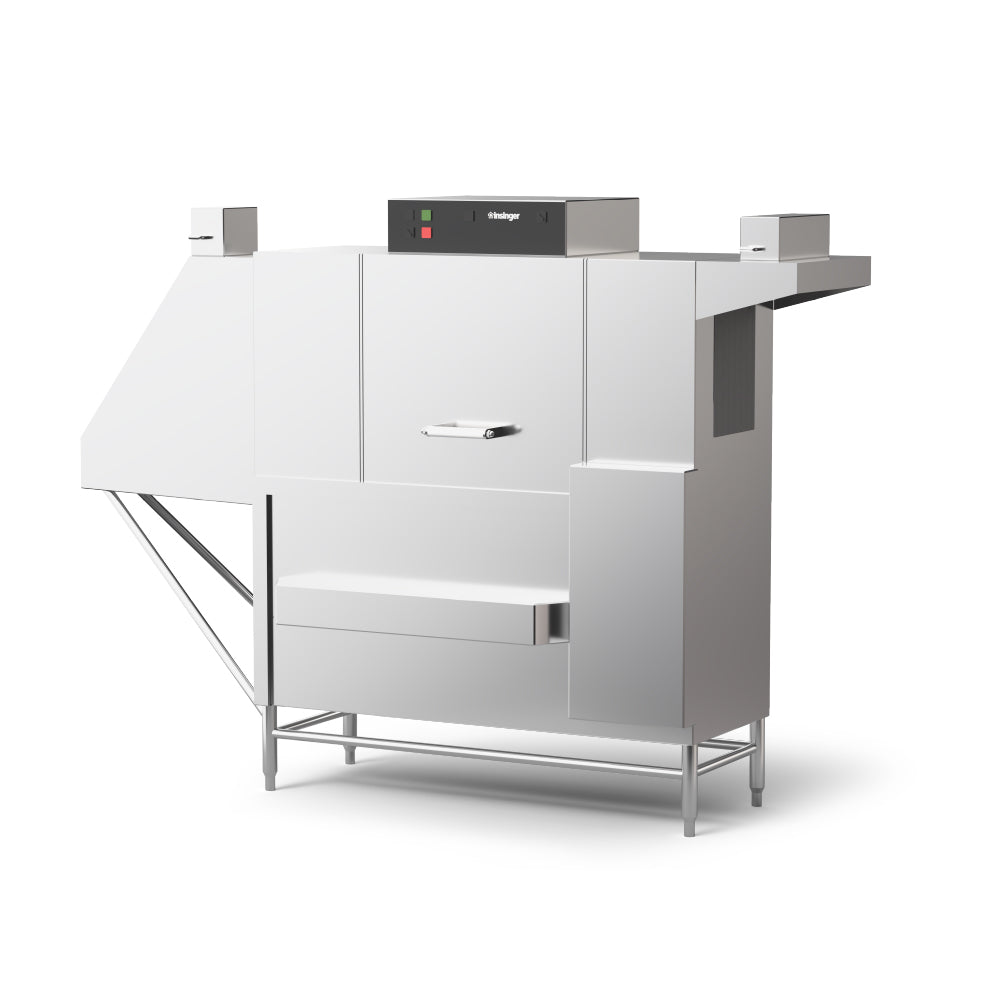 Insinger TRAC 321 Specified Unit Will Be A Single Tank Tray Washer With Recirculating Wash And Fresh Water Final Rinse. Features Include Color- Coded Curtains