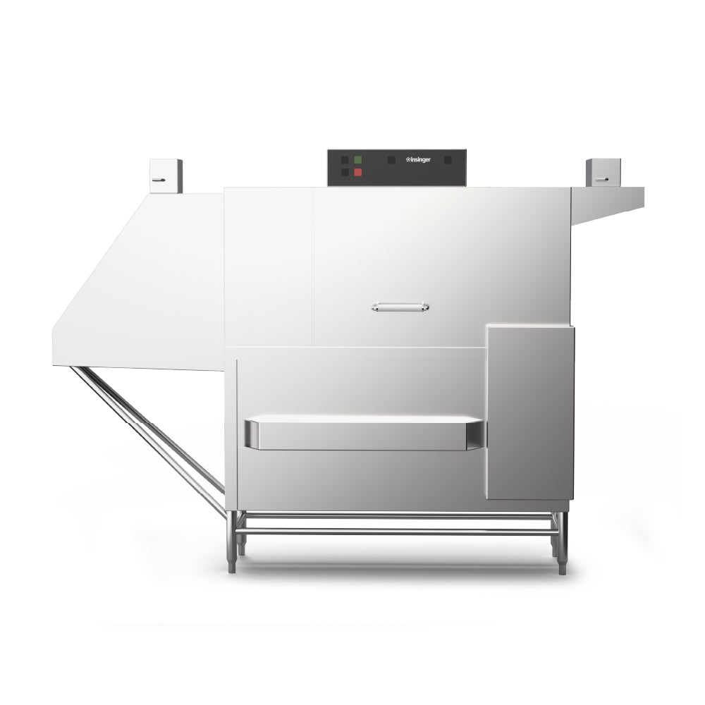Insinger TRAC 321 Specified Unit Will Be A Single Tank Tray Washer With Recirculating Wash And Fresh Water Final Rinse. Features Include Color- Coded Curtains