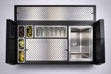 Krowne KR-MCB NomadBar Mobile + Collapsible System 52"W X 40-11/16"D X 40"H Insulated Ice Bin