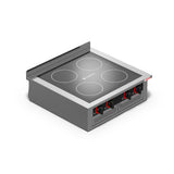 CookTek (Middleby) VIC-9400-CM25-1 - Induction Range, Four Hob, Cart-Mounted