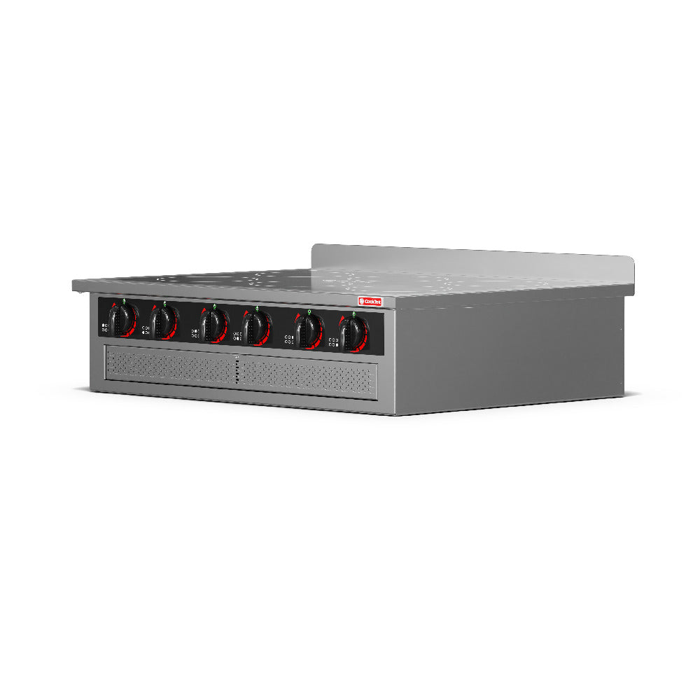 CookTek (Middleby) VIC-9600-CM35-1 - Induction Range, Six Hob, Cart-Mounted
