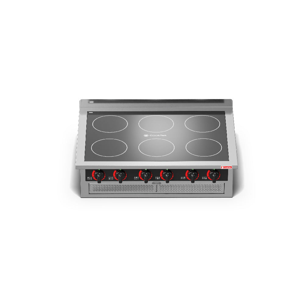 CookTek (Middleby) VIC-9600-CM35-1 - Induction Range, Six Hob, Cart-Mounted