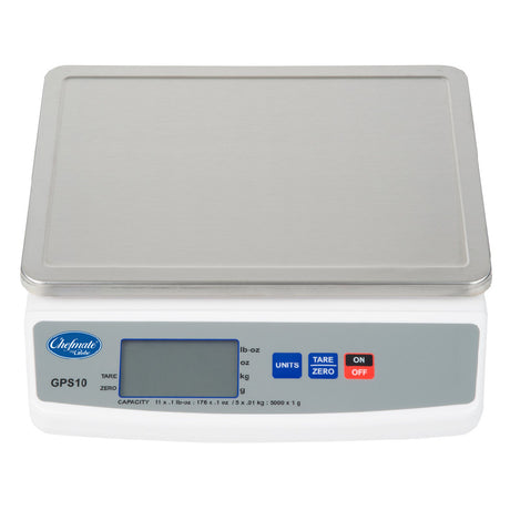 Globe (Middleby) GPS10-16 - (QUICK SHIP) Portion Control Scale, Digital, 11 Lbs. Capacity (11 X .1 Lbs. -oz. : 176 X .1 Oz. / 5 X .01 Kg. : 5000 X 1 G)