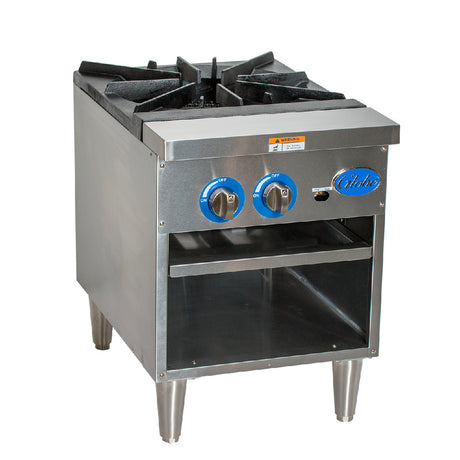 Globe (Middleby) GSP18G - (QUICK SHIP) Stock Pot Range, Gas, Heavy-duty One-piece Cast Iron Grate