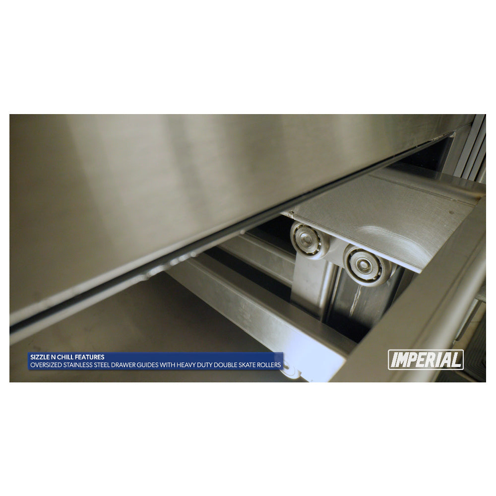 Imperial (Middleby) IHR-XX-SC-36 - Spec Series Sizzle 'N Chill System, 36", (2) Drawers