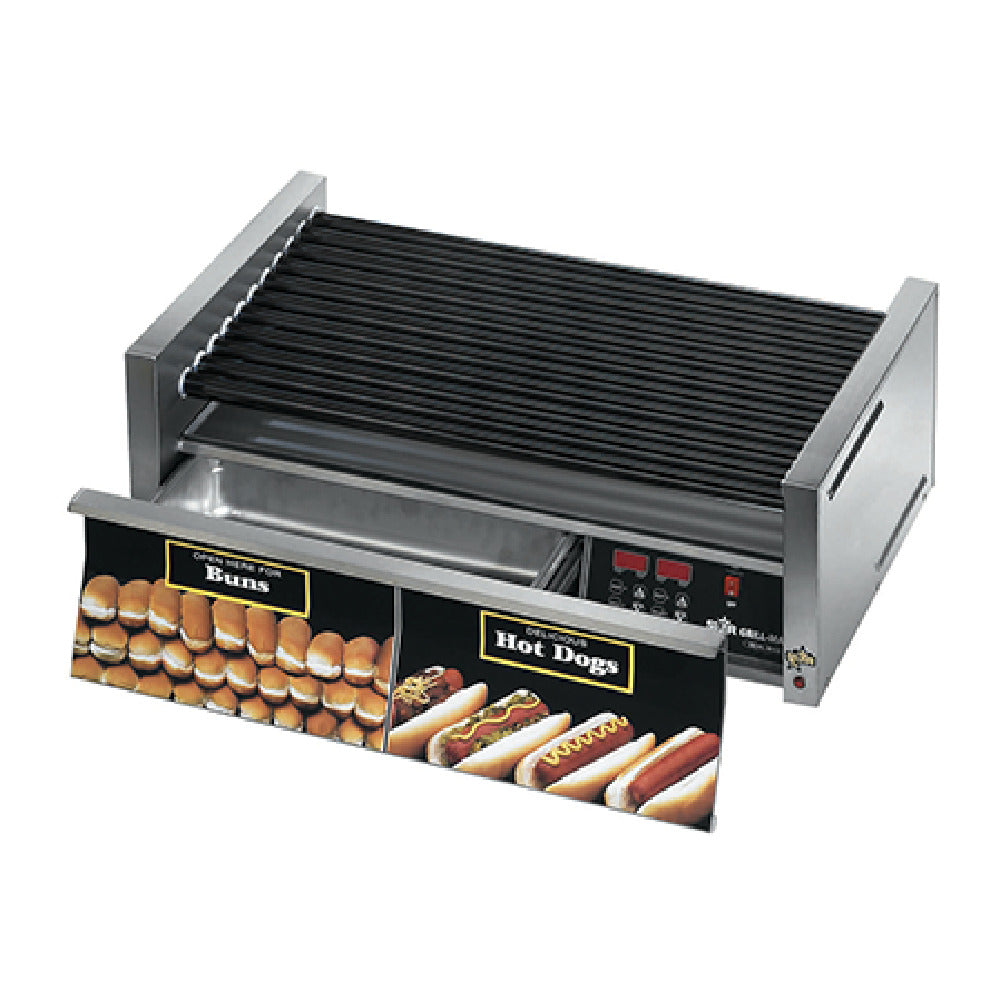 Star (Middleby) 75STBDE_120/60/1 - Grill-Max® Hot Dog Grill, Roller-type With Integrated Bun Drawer