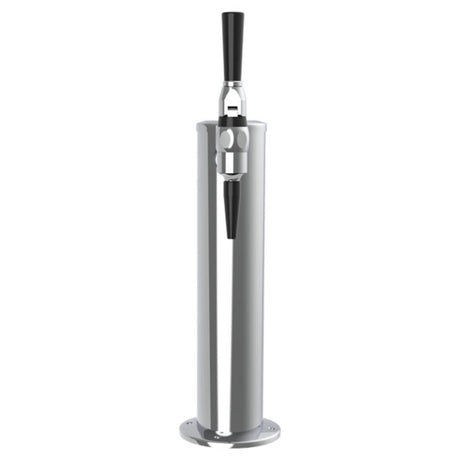 Micro Matic D4743T-C 3" Column Polished Stainless Steel Coffee Tower (1) Faucet
