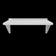 Empura Stainless 1536WS18G Wall Mount Storage Shelf 36"W X 15"D X 16"H Standard Duty 18 Gauge 430 Stainless Steel Shelf And Brackets