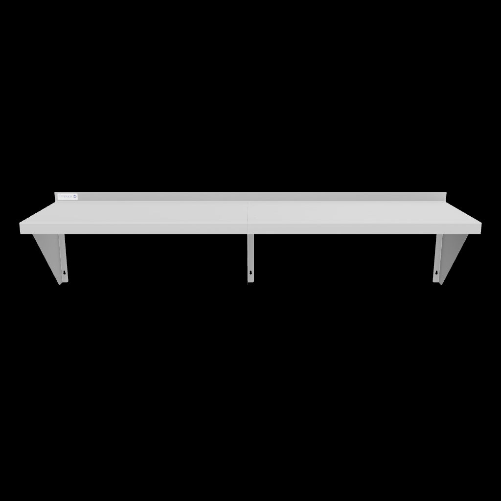 Empura Stainless 1560WS18G Wall Mount Storage Shelf 60"W X 15"D X 16"H Standard Duty
