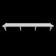 Empura Stainless 1584WS18G Wall Mount Storage Shelf 84"W X 15"D X 16"H Standard Duty 18 Gauge 430 Stainless Steel Shelf And Brackets