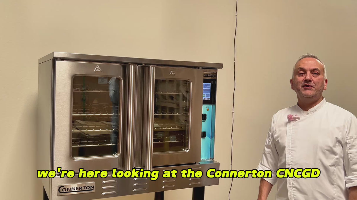 Connerton Cooking CNCGD_NAT CNCGD Digital Control Gas Convection Oven Single Section 38-1/8"W X 41-5/8"D X 61-3/4"H