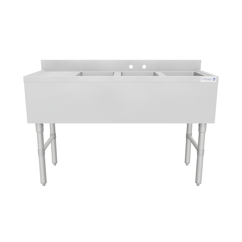 Empura Stainless EB3B101410L Underbar Sink 3D View