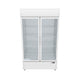 Empura 44" White Swing Glass 2 Door Merchandiser Refrigerator 3D View
