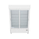 ESM-42W White Sliding Glass 2 Door Merchandiser Refrigerator 3D View
