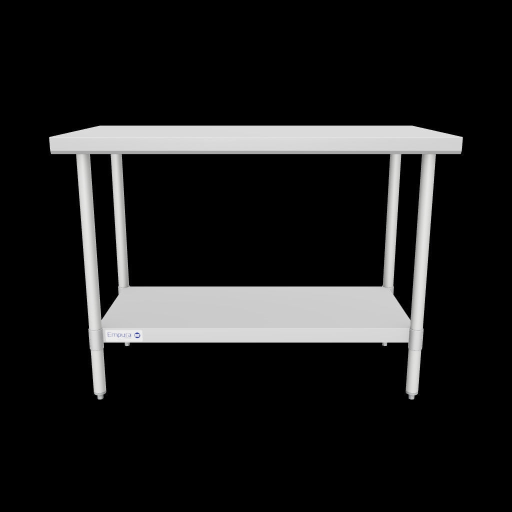 Empura Stainless EWT2448 Work Table 48"W X 24"D X 35"H Economy Duty