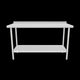 Empura Stainless EWT2B2460 Work Table 60"W X 24"D X 35"H Economy Duty