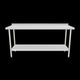 Empura Stainless EWT2B2472 Work Table 72"W X 24"D X 35"H Economy Duty