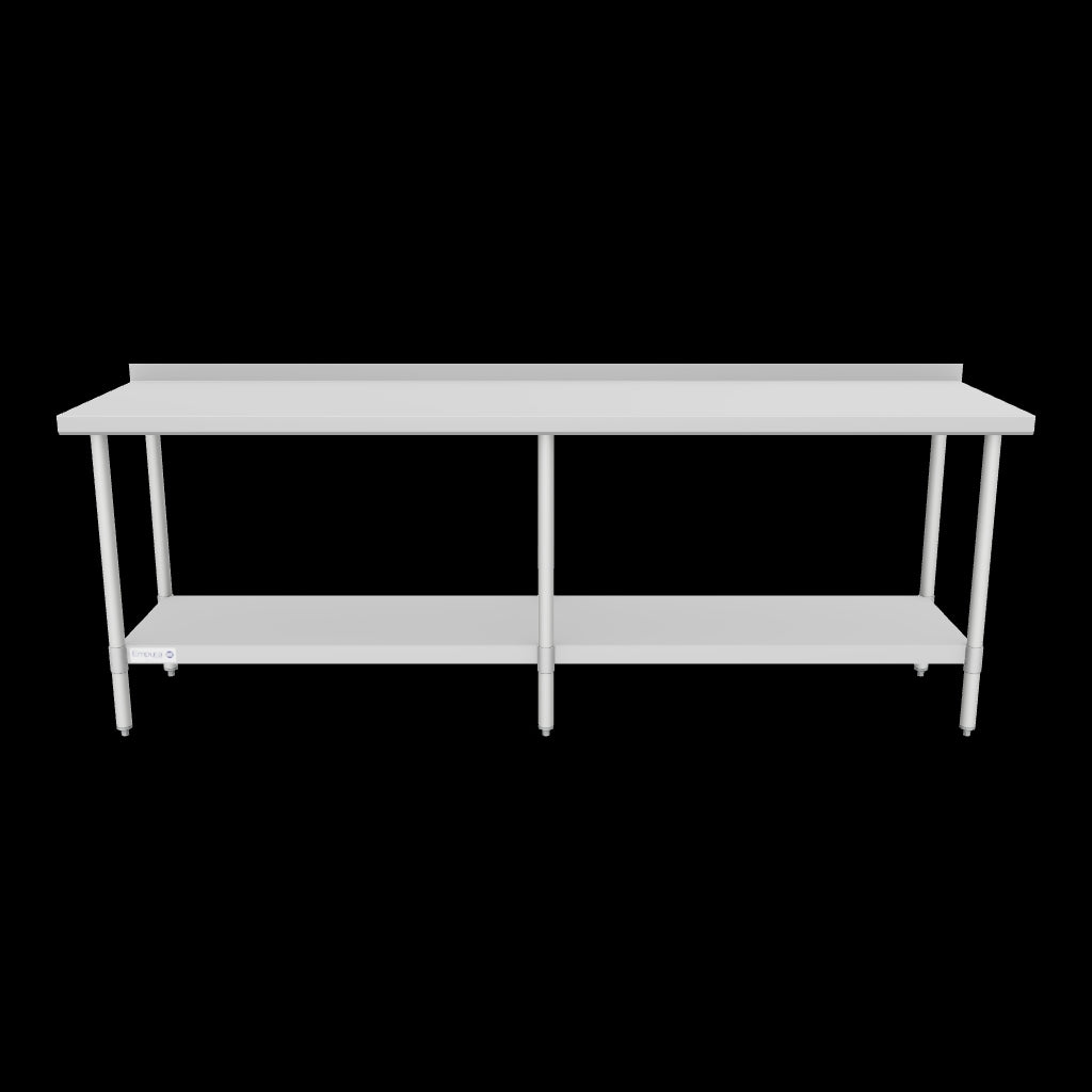 Empura Stainless EWT2B2496 Work Table 96"W X 24"D X 35"H Economy Duty