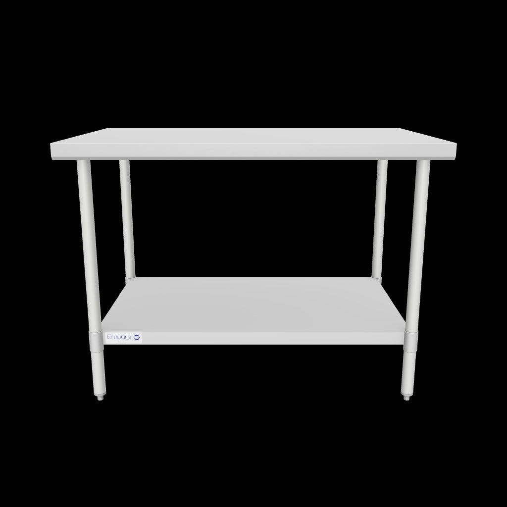 Empura Stainless EWT3048 Work Table 48"W X 30"D X 35"H Economy Duty
